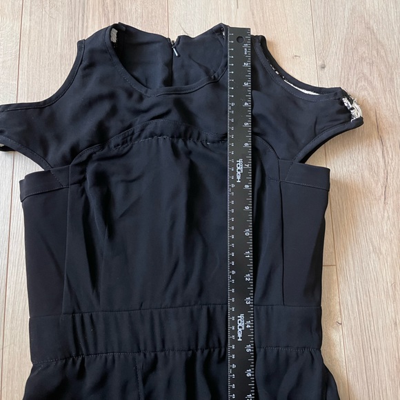 Yigal Azrouel  Intertwined Vines Embroidered Crepe silk Black long formal dress - Picture 15 of 17